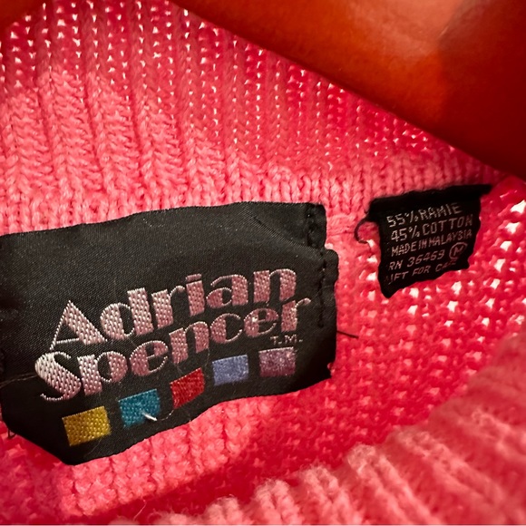 Adrian Spencer Mock Turtleneck Sweater M - Picture 4 of 5